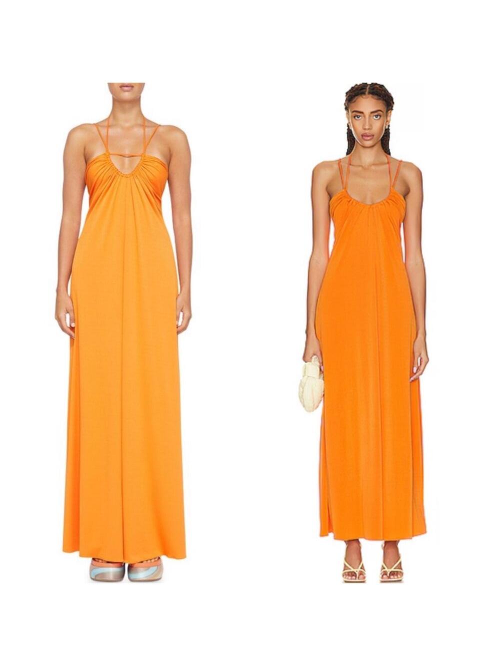 Jonathan Simkhai Hayes Pebble Jersey Maxi Dress